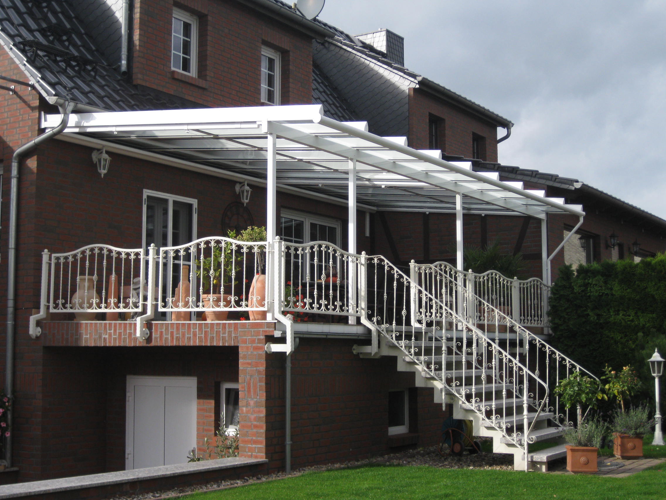 �berdachung mit Markise